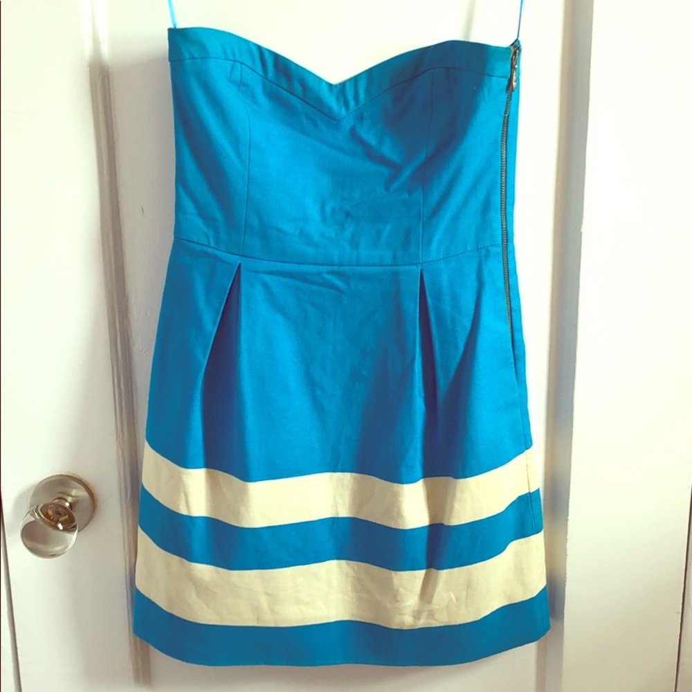 Zara strapless mini dress